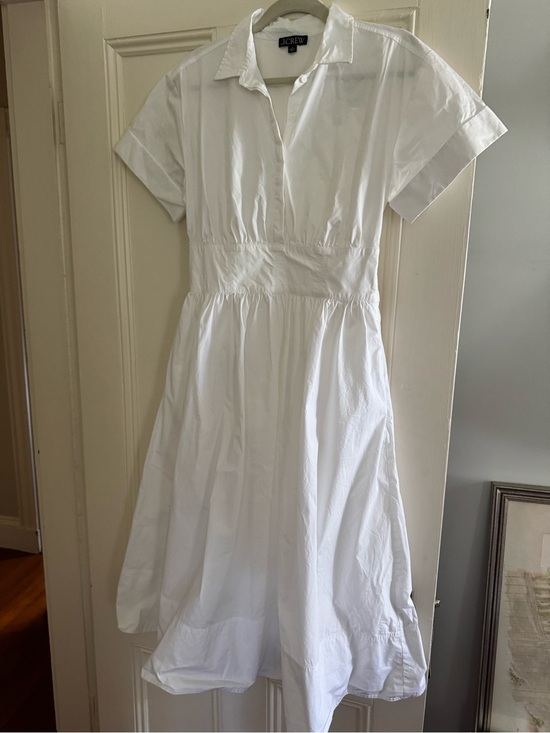 J. Crew Dresses & Skirts - J. Crew White Short-Sleeve Shirtdress